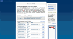 Desktop Screenshot of beaverstickets.com